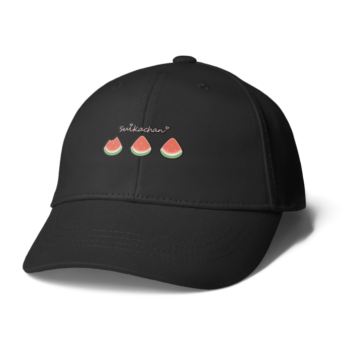 キャップ - ブラック