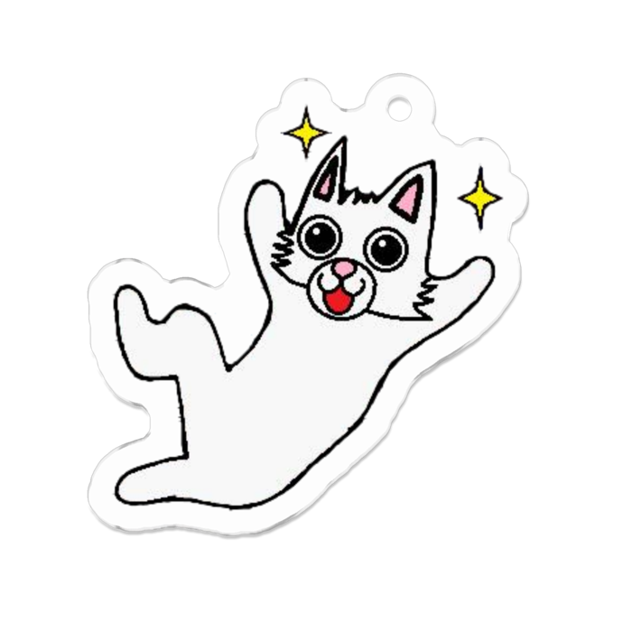 アクリルキーホルダー - 50 x 50 (mm)