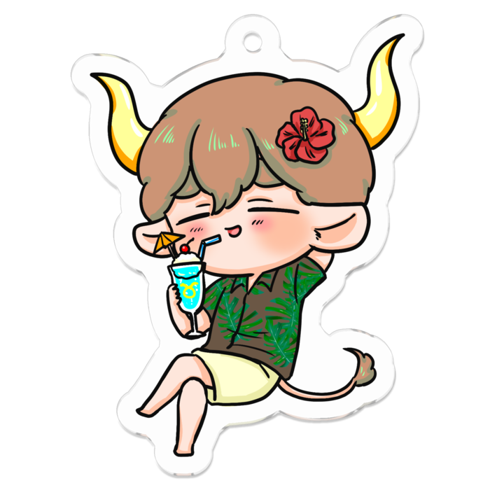 アクリルキーホルダー - 50 x 50 (mm)