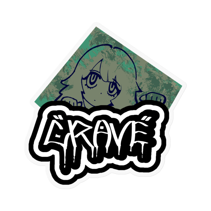 ステッカー - 100 x 100 (mm)クリア