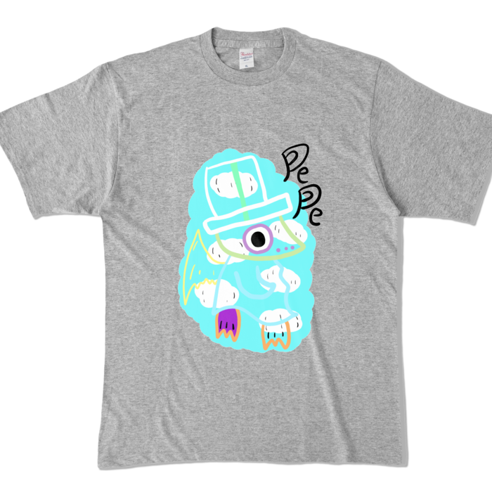 カラーTシャツ - XL - 杢グレー (濃色)