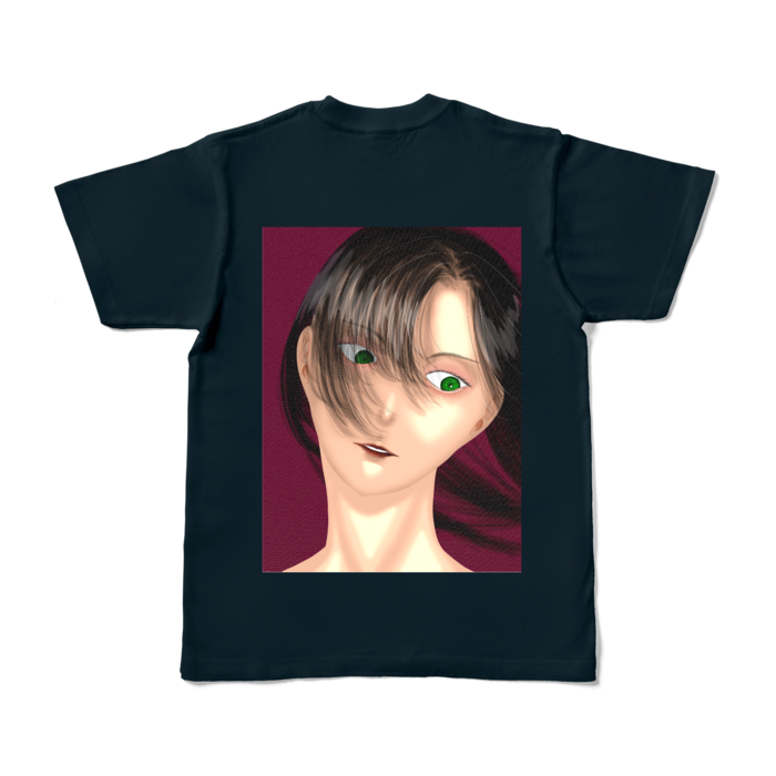 カラーTシャツ - S - ネイビー （濃色）背面