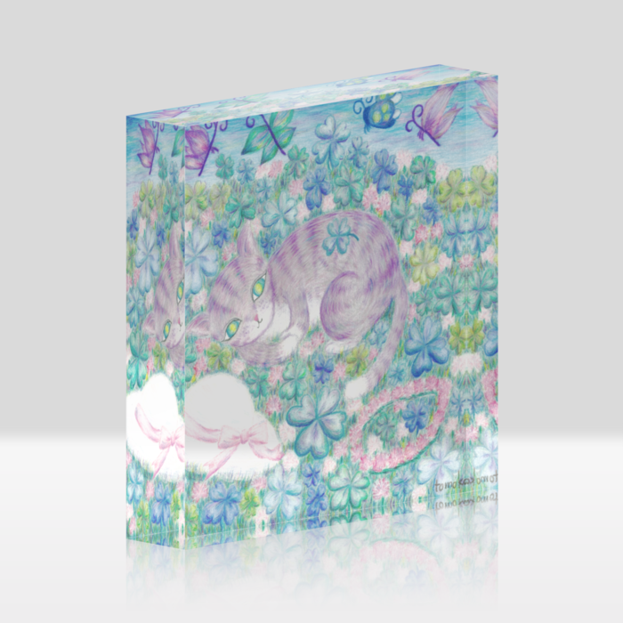 アクリルブロック - 100 × 100mm
