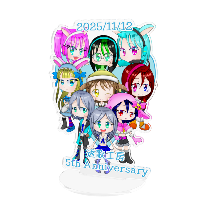 アクリルフィギュア - 160x160mm