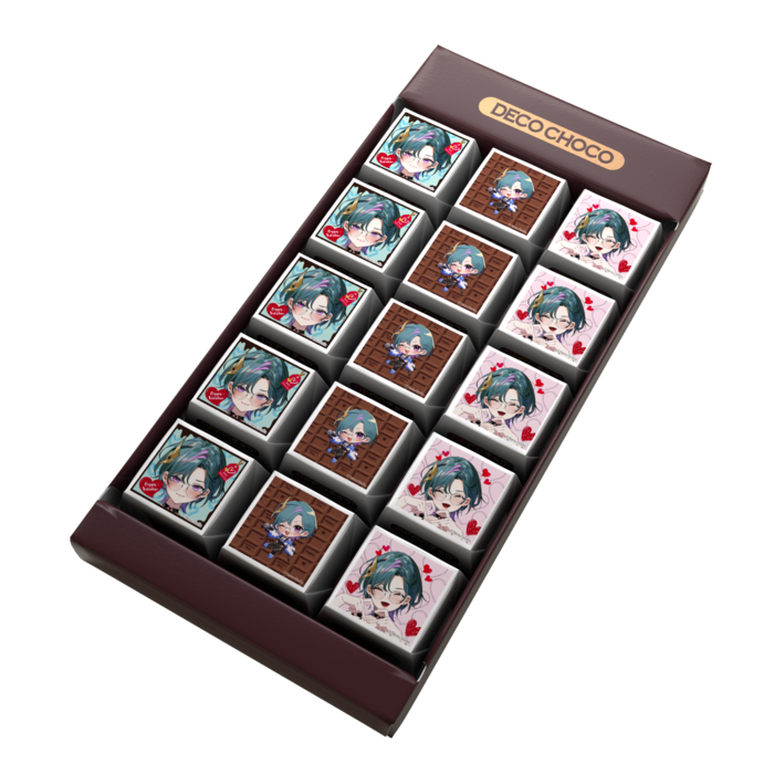 DECOチョコ - 列ごとにデザイン