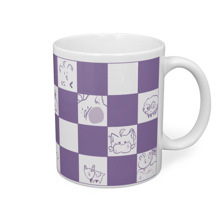 マグカップ - 直径 8 cm / 高さ 9.5 cm