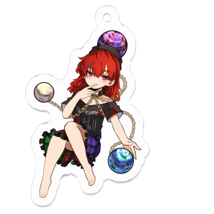 アクリルキーホルダー - 50 x 50 (mm)