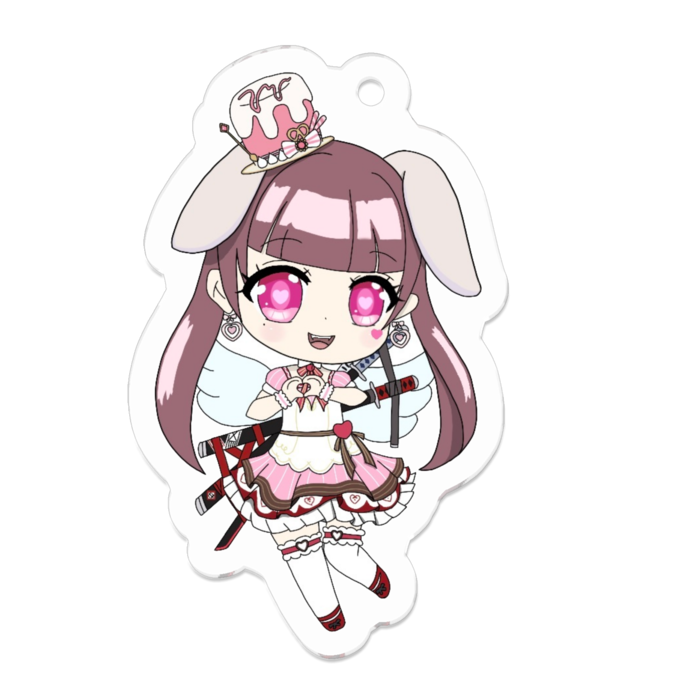 アクリルキーホルダー - 50 x 50 (mm)