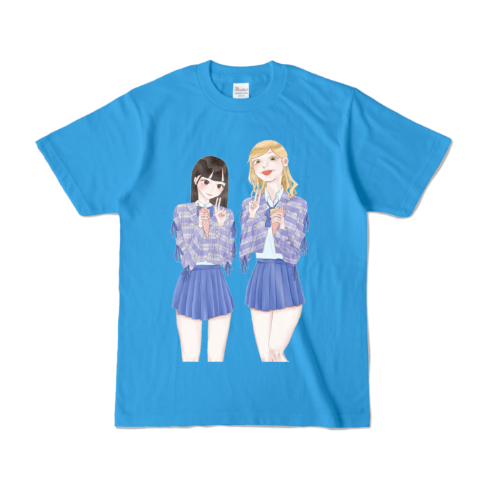 カラーTシャツ - S - ターコイズ (濃色)