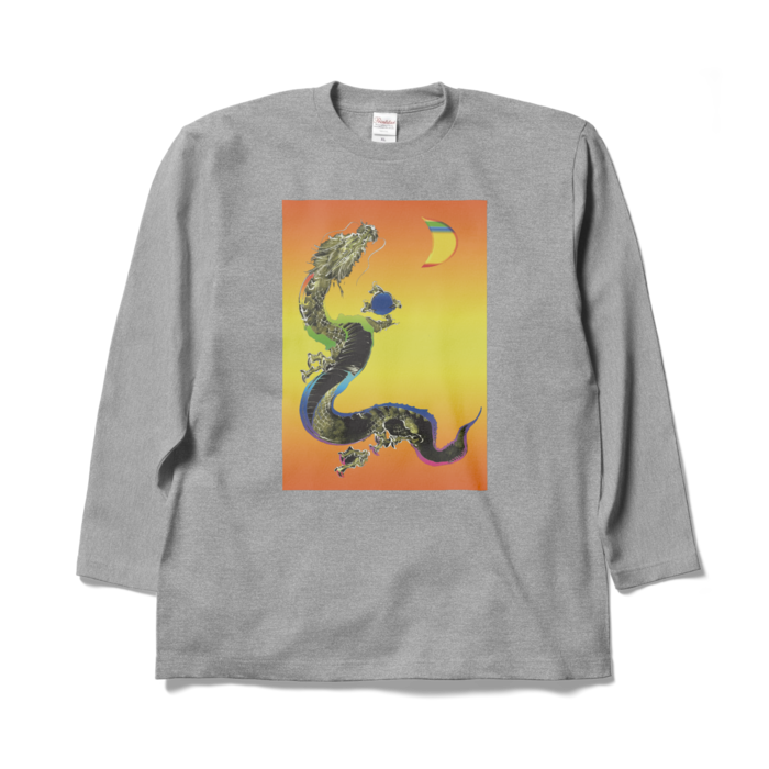 ロングスリーブTシャツ - XL - 杢グレー