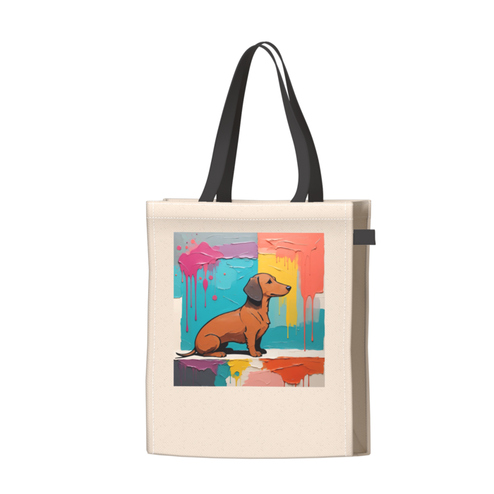 ツートンカラーバッグ - ブラック - W34 × H41 × D14cm