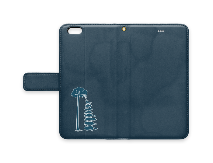 手帳型iPhoneケース - iPhone6 Plus - ストラップ穴 あり