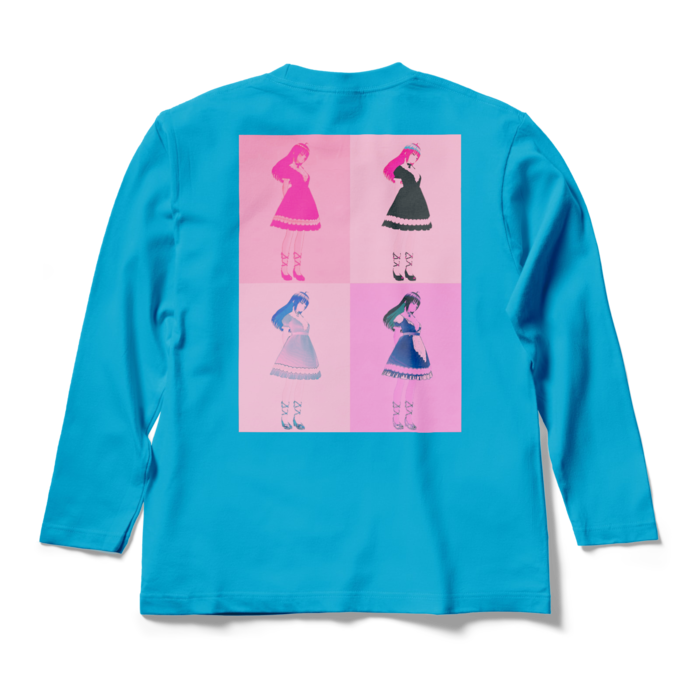 ロングスリーブTシャツ - M - ターコイズ