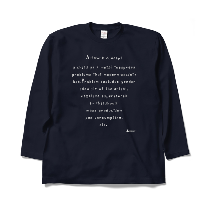 ロングスリーブTシャツ - XL - ネイビー