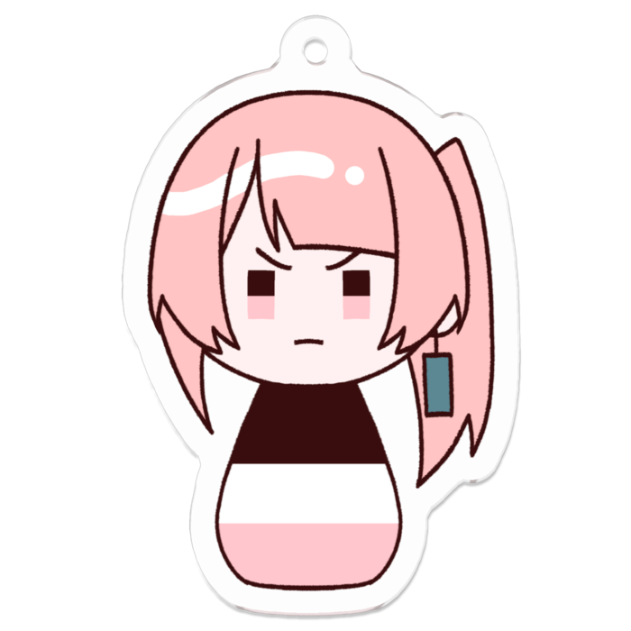 アクリルキーホルダー - 50 x 50 (mm)