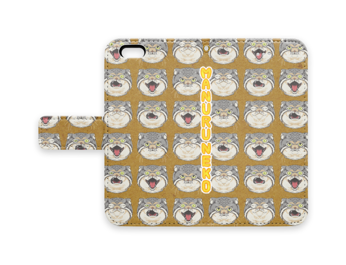 手帳型iPhoneケース - iPhone6 - ストラップ穴 あり