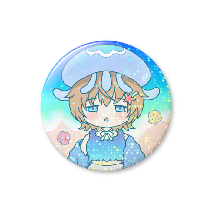 ホログラム缶バッジ - 44mm