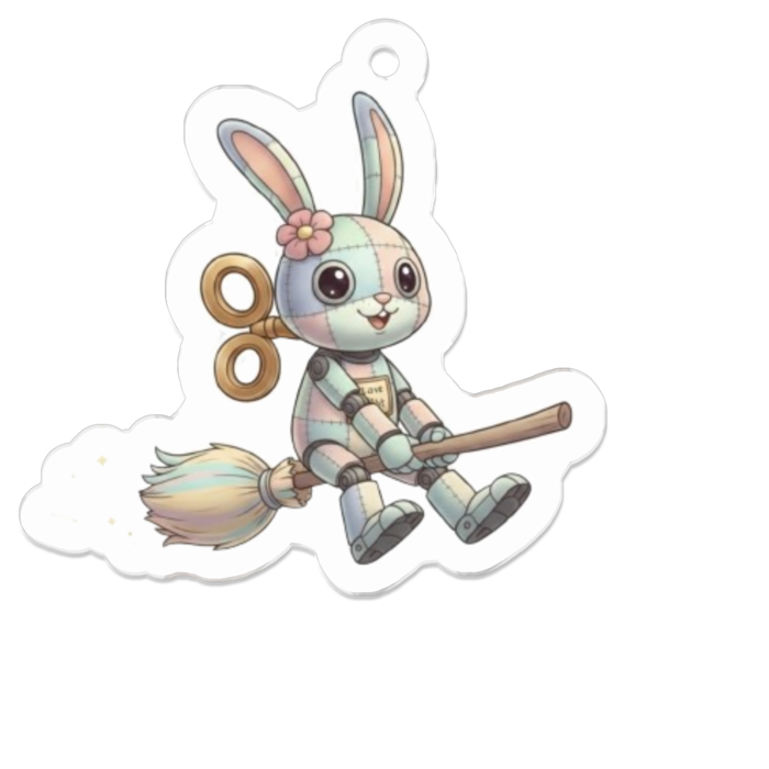 アクリルキーホルダー - 50 x 50 (mm)