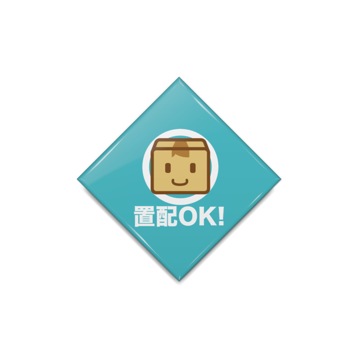 缶バッジ - ひし形40mm