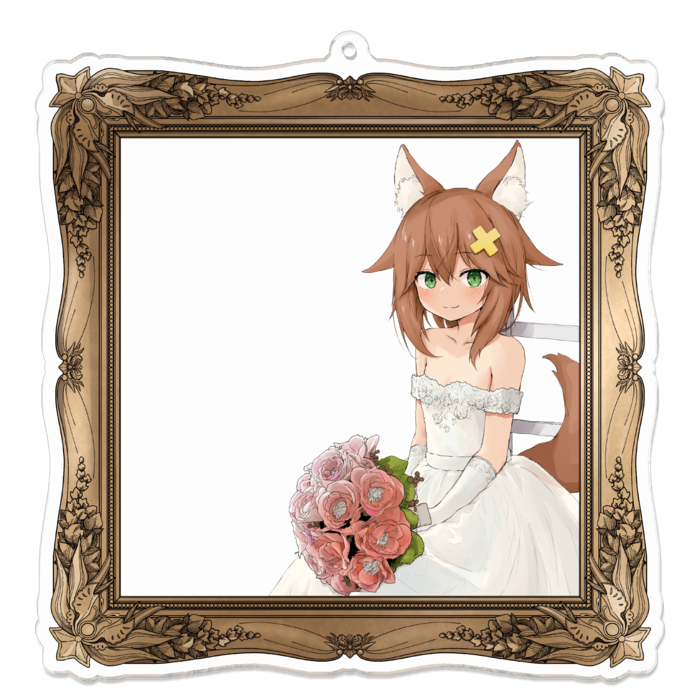 アクリルキーホルダー - 100 x 100 (mm)