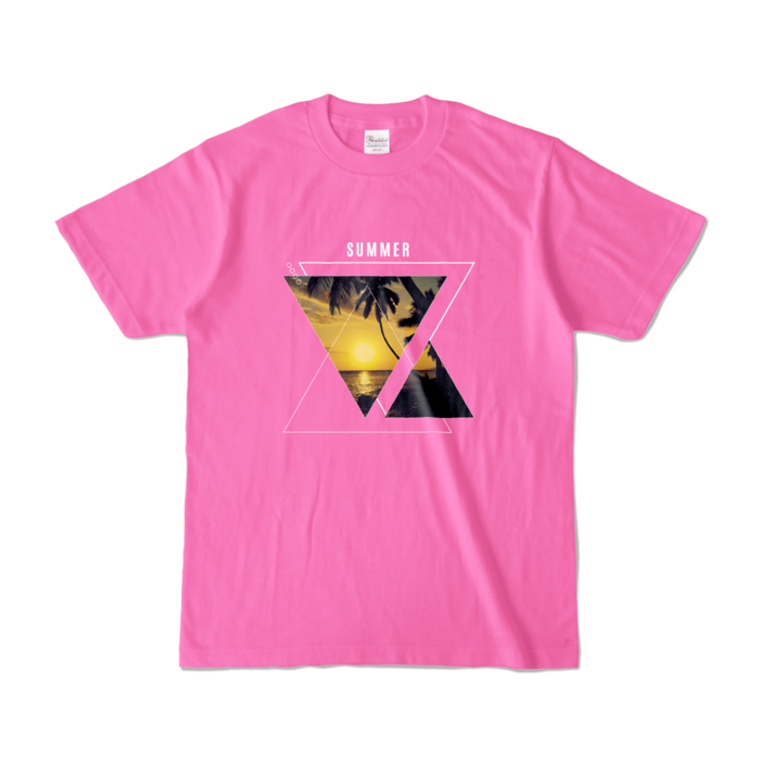 カラーTシャツ - S - ピンク (濃色)