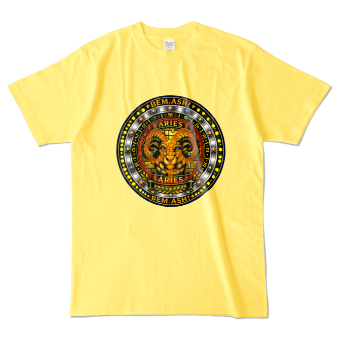 カラーTシャツ - L - イエロー (濃色)