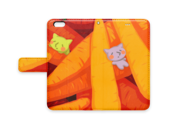手帳型iPhoneケース - iPhone 6 Plus / 6s Plus - ストラップ穴 あり