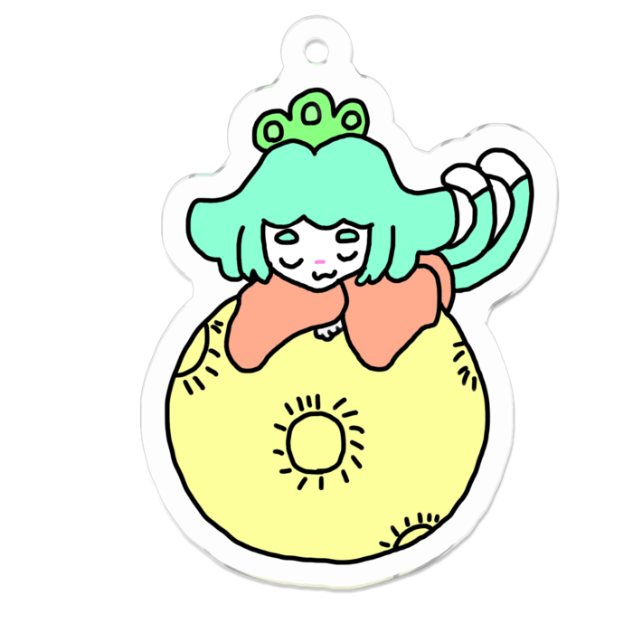 アクリルキーホルダー - 50 x 50 (mm)