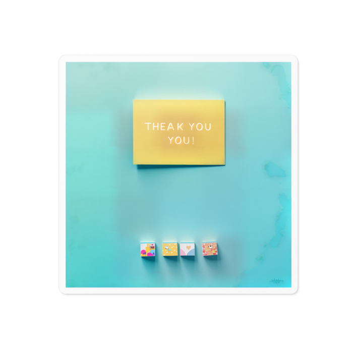 ステッカー - 100 x 100 (mm)