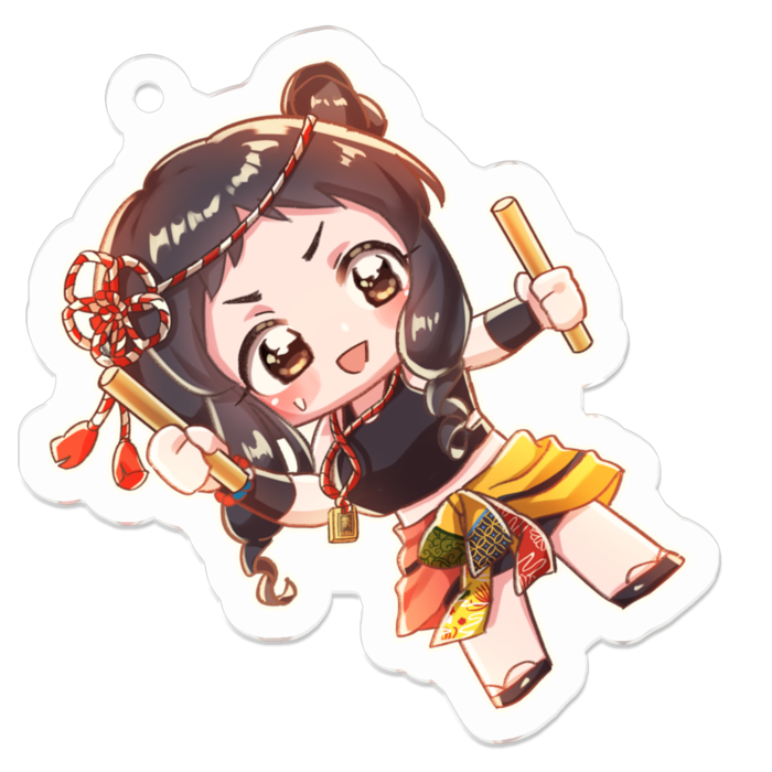 アクリルキーホルダー - 50 x 50 (mm)