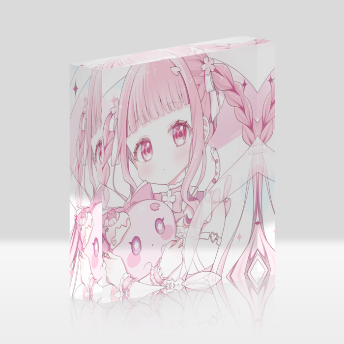 アクリルブロック - 100x100mm