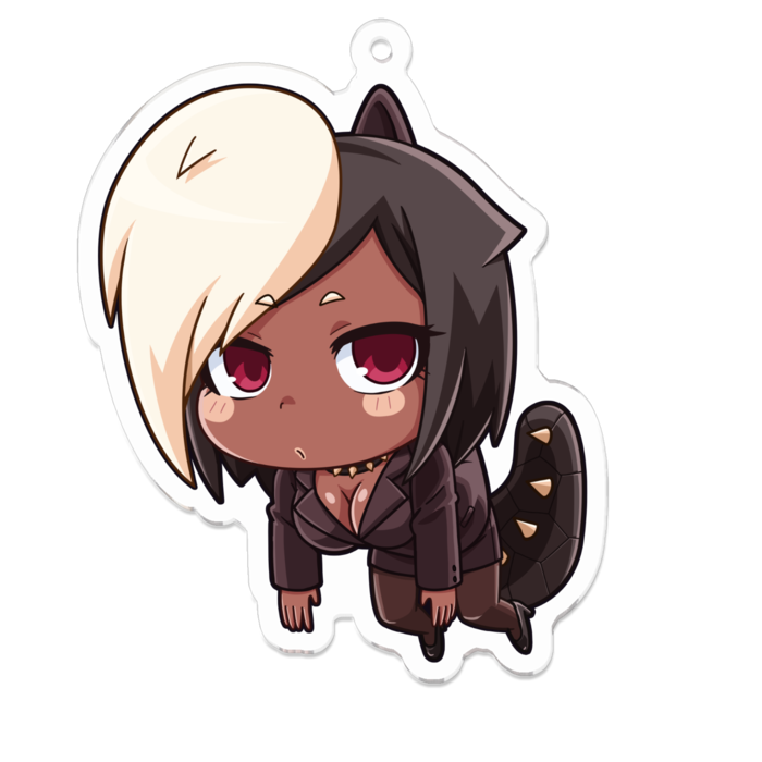 アクリルキーホルダー（コーティング） - 70 x 70 (mm)