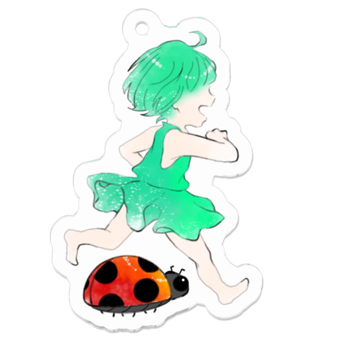 アクリルキーホルダー - 50 x 50 (mm)