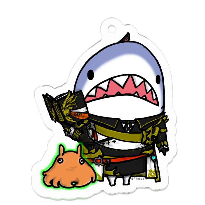 アクリルキーホルダー - 50 x 50 (mm)