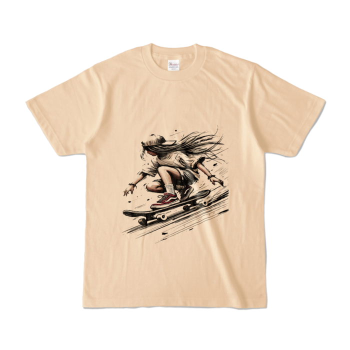 カラーTシャツ - S - ナチュラル (淡色)