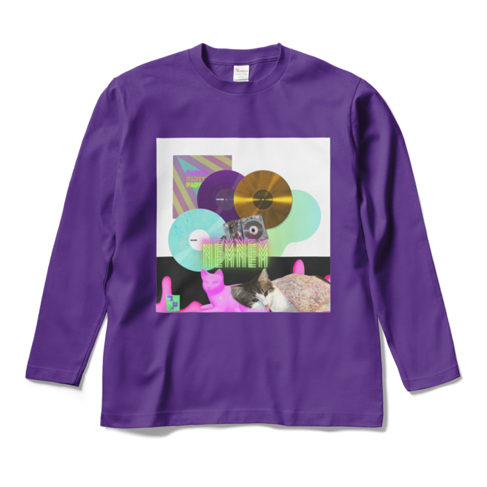 ロングスリーブTシャツ - M - パープル