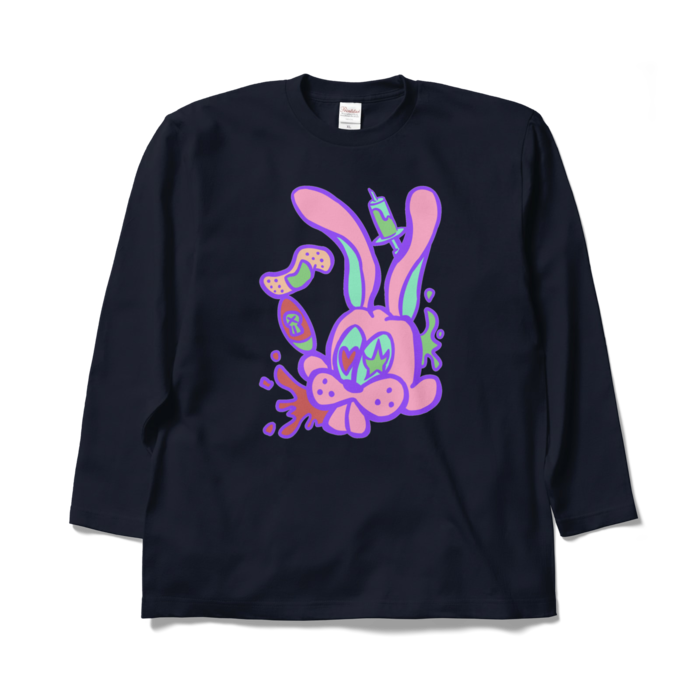 ロングスリーブTシャツ - XL - ネイビー
