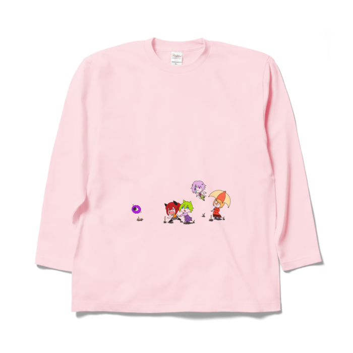 ロングスリーブTシャツ - XL - ライトピンク