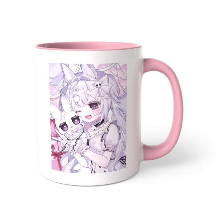 ツートンカラーマグカップ - 直径 8.2cm / 高さ 9.5cm