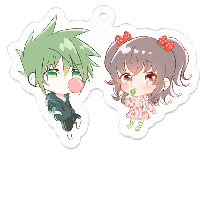 アクリルキーホルダー - 50 x 50 (mm)