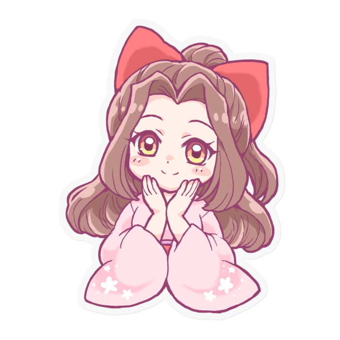 ステッカー(クリア) - 100 x 100 (mm)