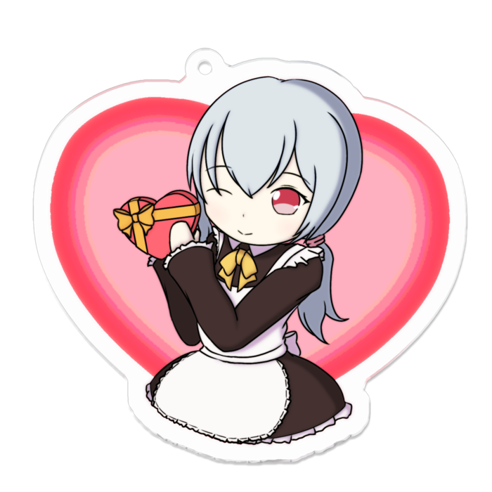 アクリルキーホルダー（コーティング） - 70 x 70 (mm)