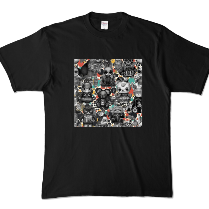 カラーTシャツ - XL - ブラック (濃色)