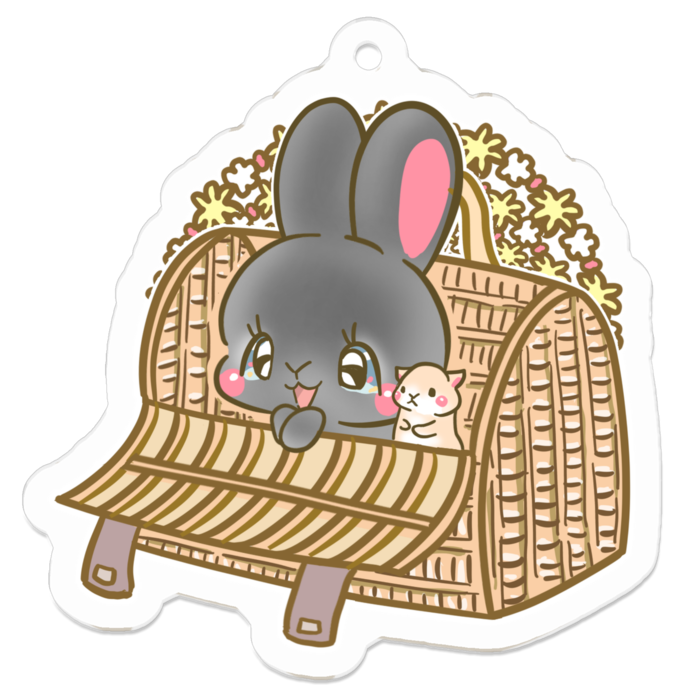 アクリルキーホルダー - 50 x 50 (mm)