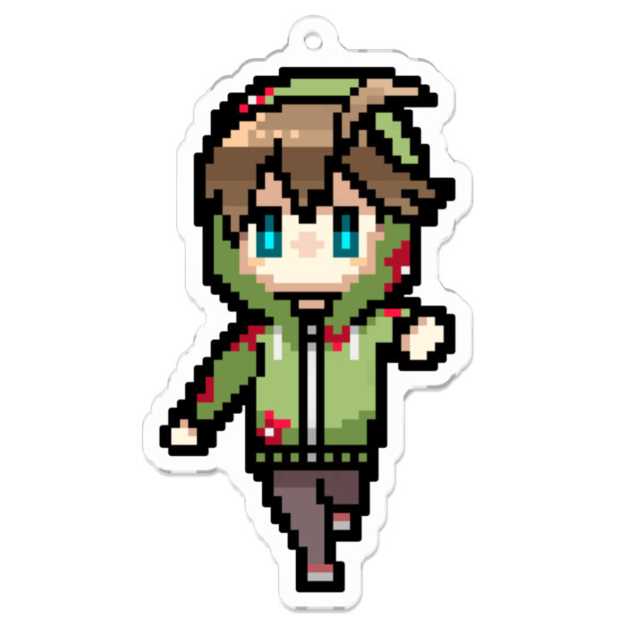 アクリルキーホルダー（コーティング） - 70 x 70 (mm)