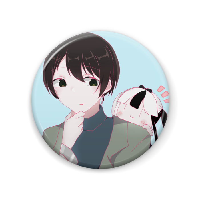 缶バッジ(リアル江乃ver.) - 57mm