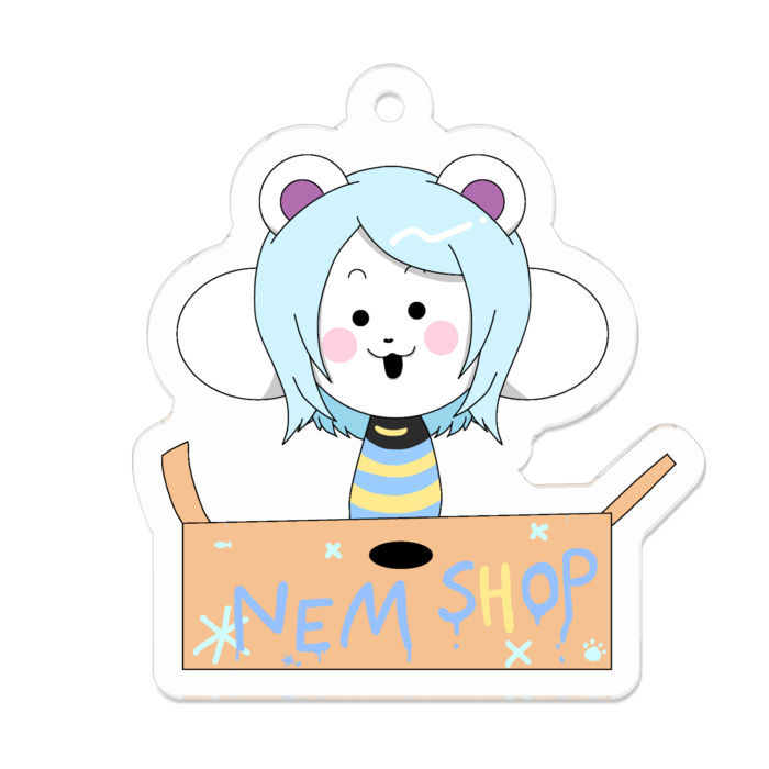 アクリルキーホルダー - 50 x 50 (mm)