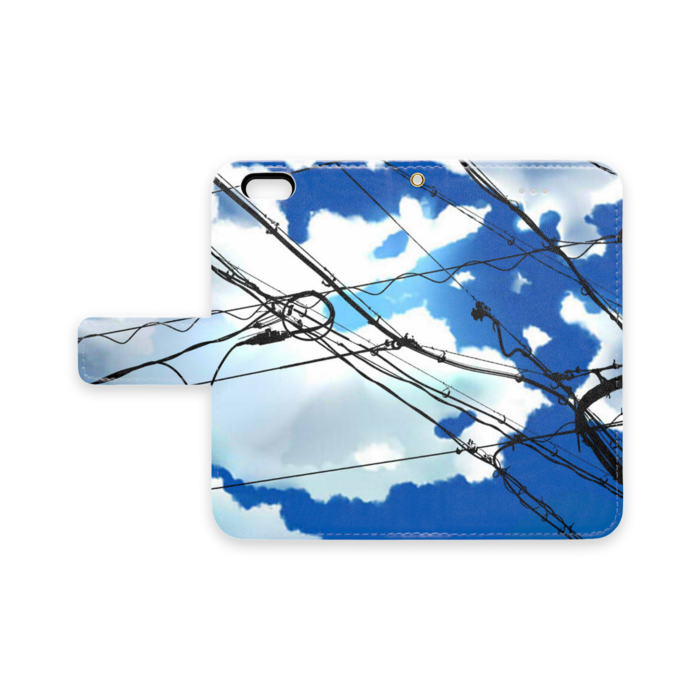 手帳型iPhoneケース - iPhone 6 / 6s - ストラップ穴 あり