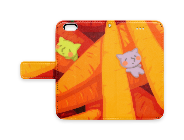 手帳型iPhoneケース - iPhone 6 / 6s - ストラップ穴 あり