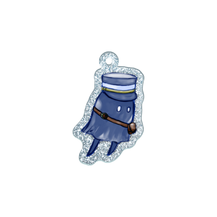 ラメアクリルキーホルダー - 50 × 50mm